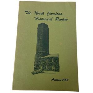 North Carolina Historical Review Vol XLVI Autumn 1969 Genealogy Book